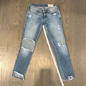 Siwy Low-rise Cropped Skinny Jeans
